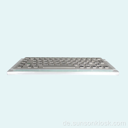 Robuste Tastatur und Touchpad aus Metall